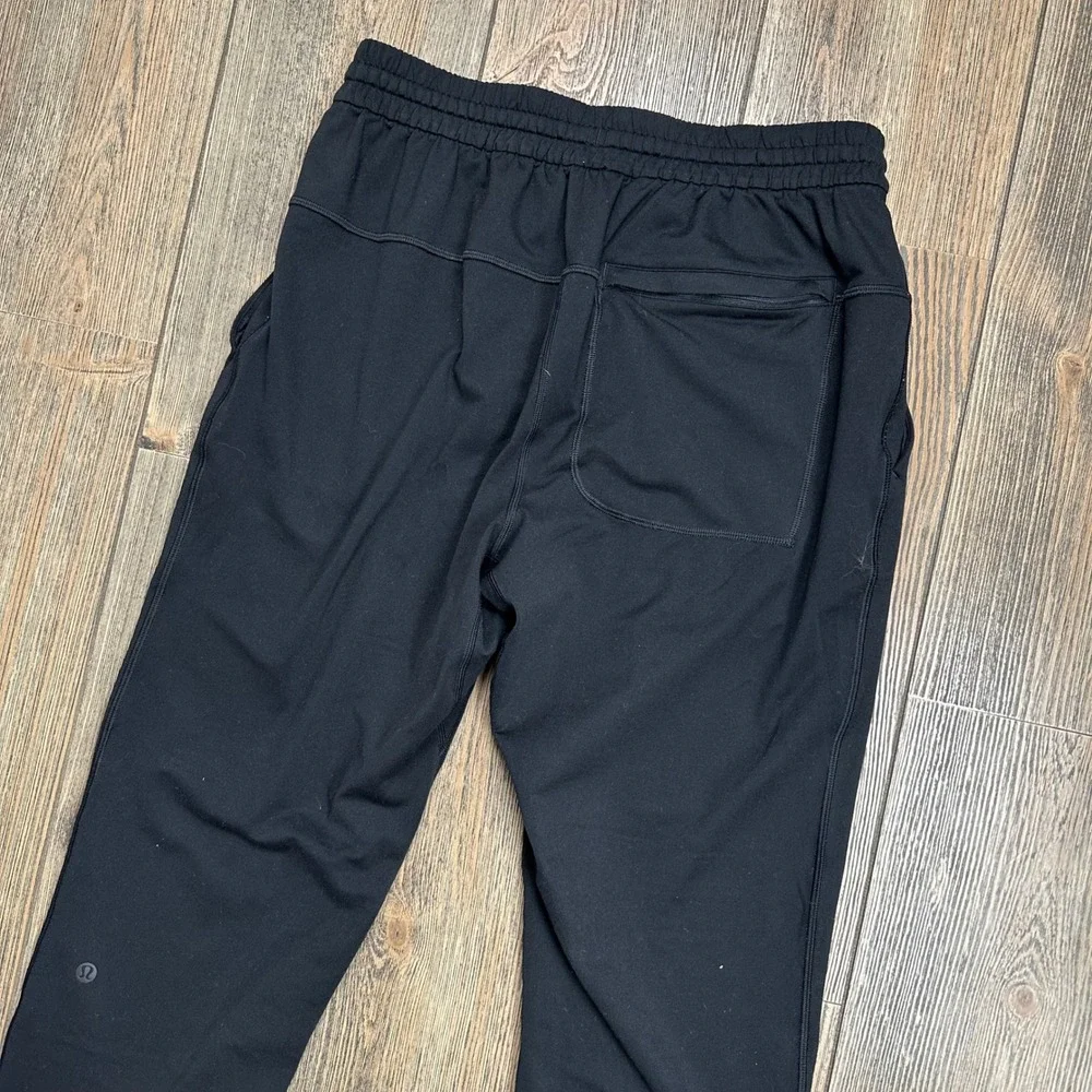 Lululemon Soft Jersey Jogger Mens Small Black Tapered Athletic Pants LM5AY2S